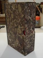 Double slipcase containing 19th century map. Lined with acid free paper.