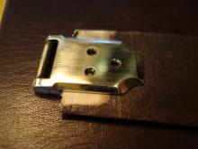 Handmade brass clasp 
