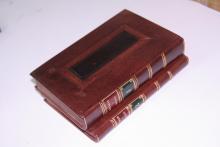 Urings Voyages 1725, rebound in full sprinkled calf with oxford panels.