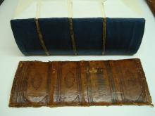Removed spine and relined book.
