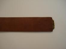 Attaching clasp to leather strap, part 2.