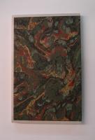 Slipcase velum edges, marbled sides (velum taken from original binding.)