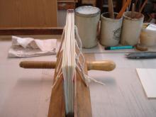Double headbands sewn.