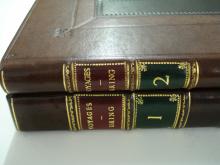 Urings Voyages 1725, rebound in full sprinkled calf with oxford panels.